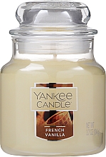 Świeca zapachowa w słoiku Francuska wanilia - Yankee Candle French Vanilla — Zdjęcie N1