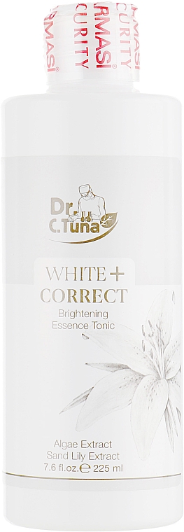 Rozjaśniający tonik do twarzy - Dr.Tuna Farmasi White + Correct — Zdjęcie N1