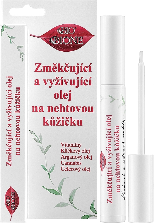 PRZECENA! Zmiękczająco-odżywczy olejek do skórek - Bione Cosmetics * — Zdjęcie N2