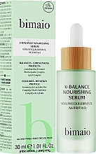 Równoważące odżywcze serum do twarzy - Bimaio V-Balance Nourishing Serum — Zdjęcie N2