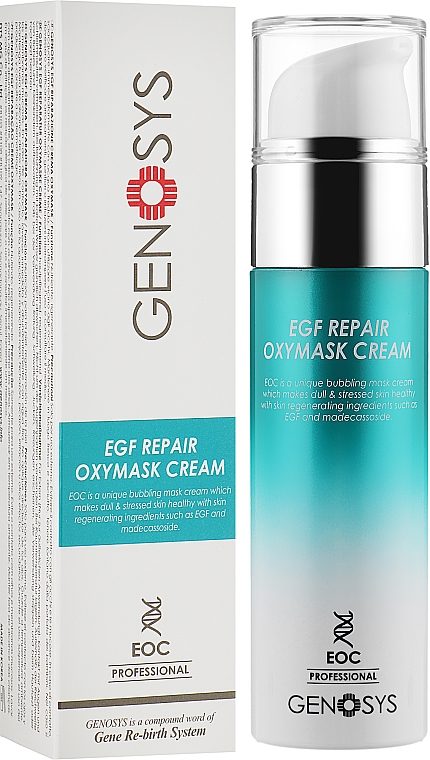 Maska regenerująca do twarzy z tlenem - Genosys EGF Repair Oxymask Cream — Zdjęcie N2