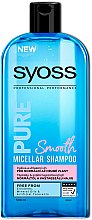 Kup Micelarny szampon do włosów normalnych i gęstych - Syoss Pure Smooth Micellar Shampoo