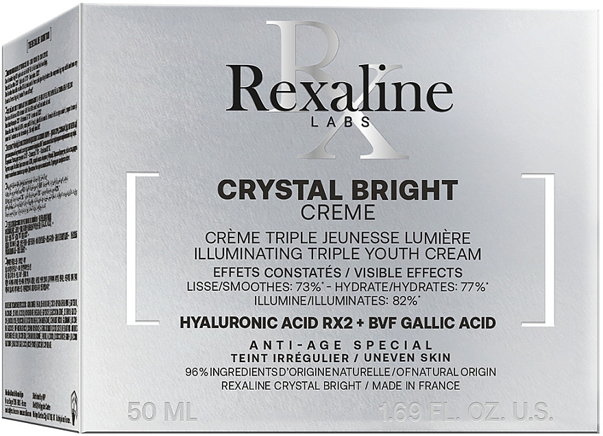 Ultranawilżający krem do twarzy - Rexaline Crystal Bright Cream — Zdjęcie N2