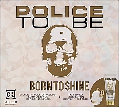 Kup Police To Be Born To Shine Woman - Zestaw (edp/75ml + b/lot/100ml)