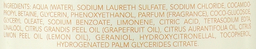Mydło w płynie do rąk Grejpfrut i zielona cytryna - Vivian Gray Liquid Soap Grapefruit & Green Lemon — Zdjęcie N2
