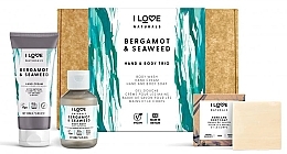 Kup Zestaw - I Love Naturals Hand And Body Trio Bergamot & Seaweed (h/cr/100ml + sh/g/125ml + soap/70g)