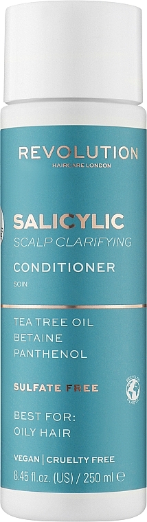 Odżywka do włosów przetłuszczających się z kwasem salicylowym - Makeup Revolution Salicylic Acid Clarifying Conditioner — Zdjęcie N1
