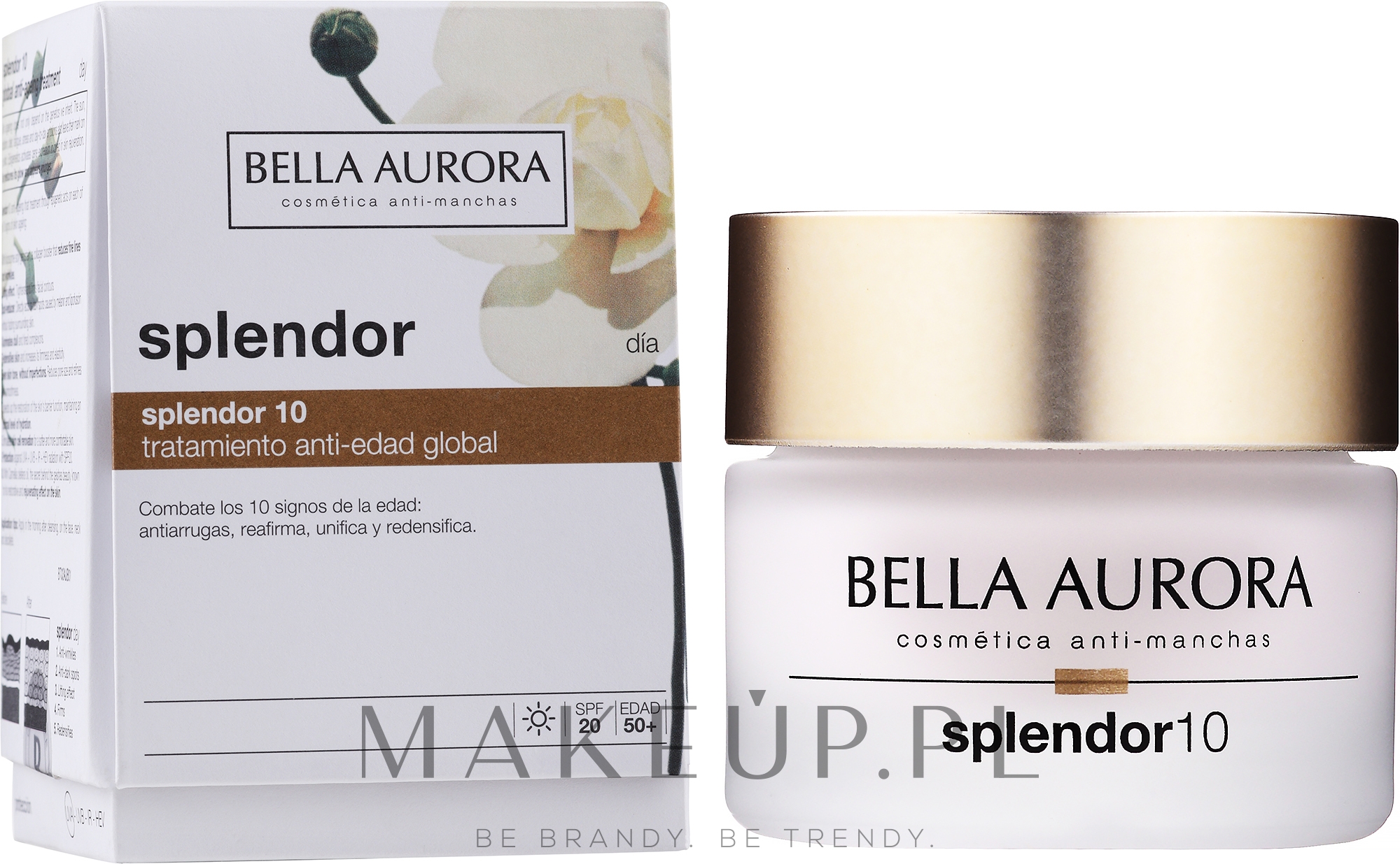 Przeciwstarzeniowy krem ​​do twarzy - Bella Aurora Splendor 10 Anti-Ageing Treatment — Zdjęcie 50 ml