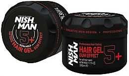 Kup Supermocny żel do stylizacji włosów dla mężczyzn - Nishman Ultra Hold Hair Gel Gum Effect 5+