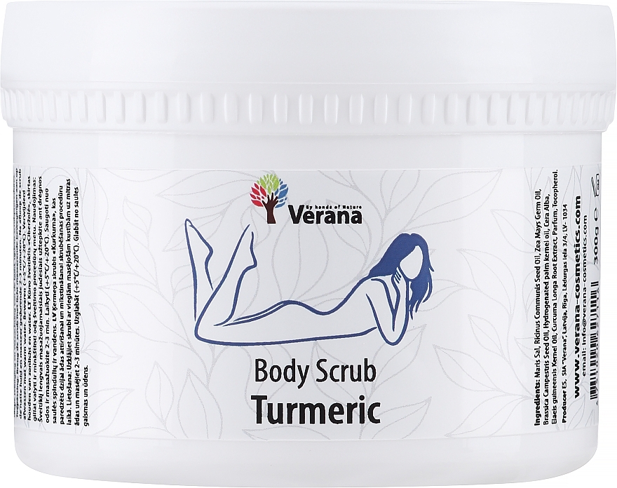 Peeling do ciała Turmeric - Verana Body Scrub Turmeric — Zdjęcie N2