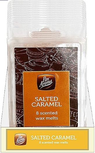 Wosk zapachowy „Solony karmel” - Pan Aroma Salted Caramel Square Wax Melts — Zdjęcie N1