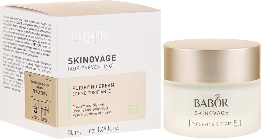 Krem do skóry problematycznej - Babor Skinovage Purifying Cream — Zdjęcie N1