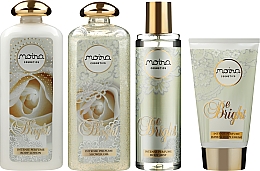 Zestaw - Moira Cosmetics Be Bright (gel/400ml + lotion/400ml + body/mist/215ml + cream/150ml) — Zdjęcie N2