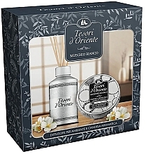 Tesori d`Oriente Diffuser+Candle, White Musk - Zestaw (dif/200ml + candle/109g) — Zdjęcie N1