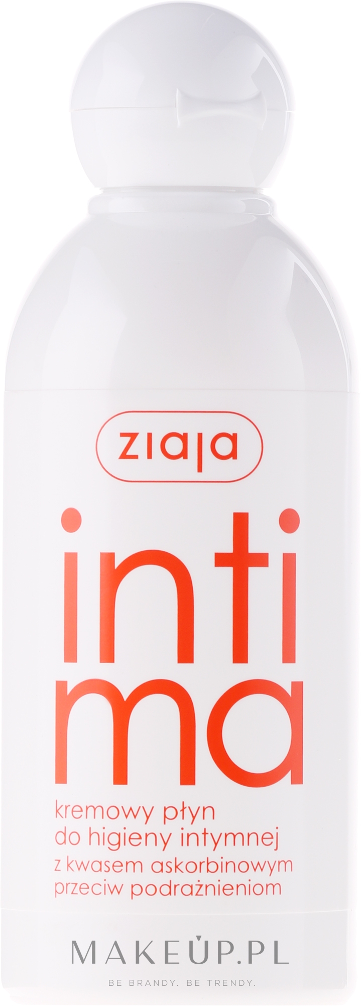Kremowy płyn do higieny intymnej z kwasem askorbinowym - Ziaja Intima — Zdjęcie 200 ml