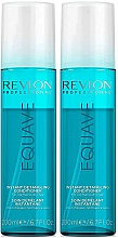 Nawilżająca dwufazowa odżywka w sprayu ułatwiająca rozczesywanie włosów - Revlon Professional Equave Hydro Nutritive Detangling Conditioner — Zdjęcie N9