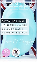 Szczotka do włosów, błękitno-chabrowa - Tangle Teezer The Original Fine & Fragile Mint Violet — Zdjęcie N5