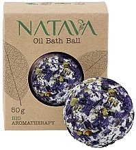 Kula do kąpieli z olejkiem Malva - Natava Oil Bath Ball Mallow — Zdjęcie N1