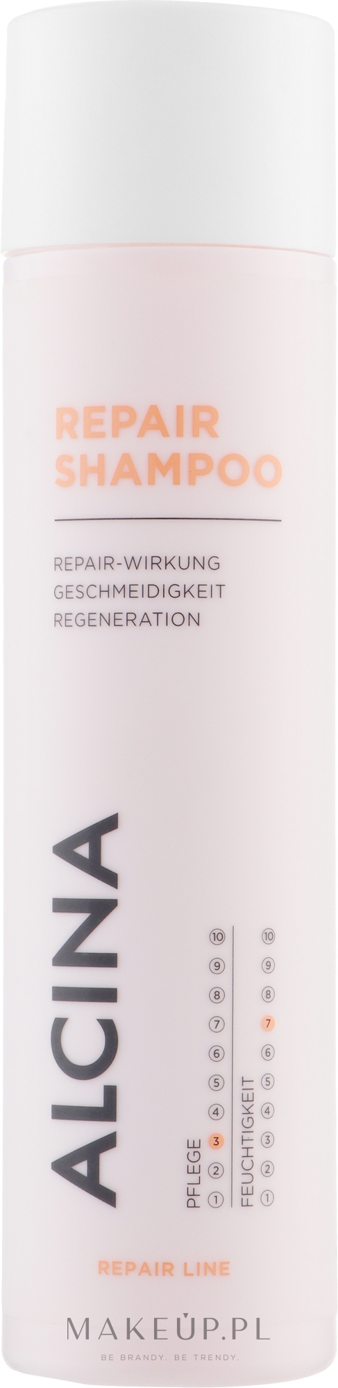 Regenerujący szampon do włosów zniszczonych i suchych - Alcina Repair Shampoo — Zdjęcie 250 ml