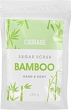 Peeling do rąk i ciała Zielony bambus - Courage Bamboo Hands & Body Sugar Scrub (uzupełnienie) — Zdjęcie N3