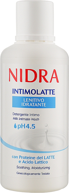 Mleczko do higieny intymnej z proteinami mleka - Nidra Milk Intimate Wash — Zdjęcie N3