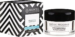 Kup Matujący krem do twarzy do skóry tłustej i mieszanej - Markell Cosmetics Detox Program Face Cream