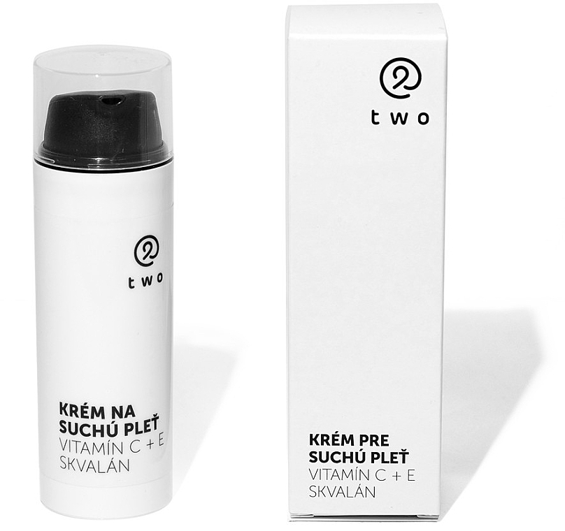 Krem do skóry suchej z witaminą C i E - Two Cosmetics Dry Skin Cream Vitamin C + E — Zdjęcie N2