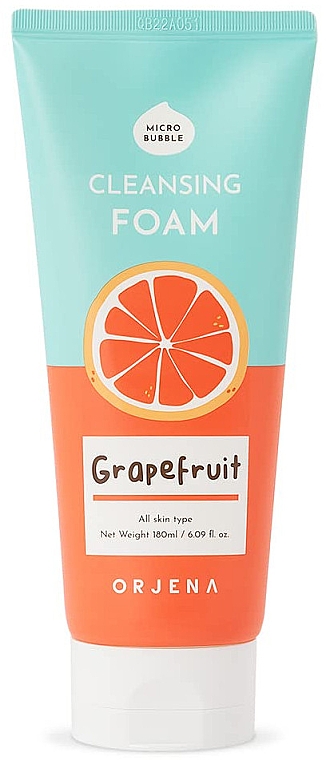 Grejpfrutowa pianka oczyszczająca do twarzy - Orjena Cleansing Foam Grapefruit — Zdjęcie N1