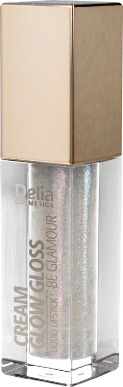 Pomadka w płynie do ust - Delia Cream Glow Gloss Be Glamour Liquid Lipstick — Zdjęcie N1