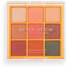 Paleta cieni do powiek - Makeup Revolution Neon Heat Eyeshadow Palette Orange Blaze — Zdjęcie N2