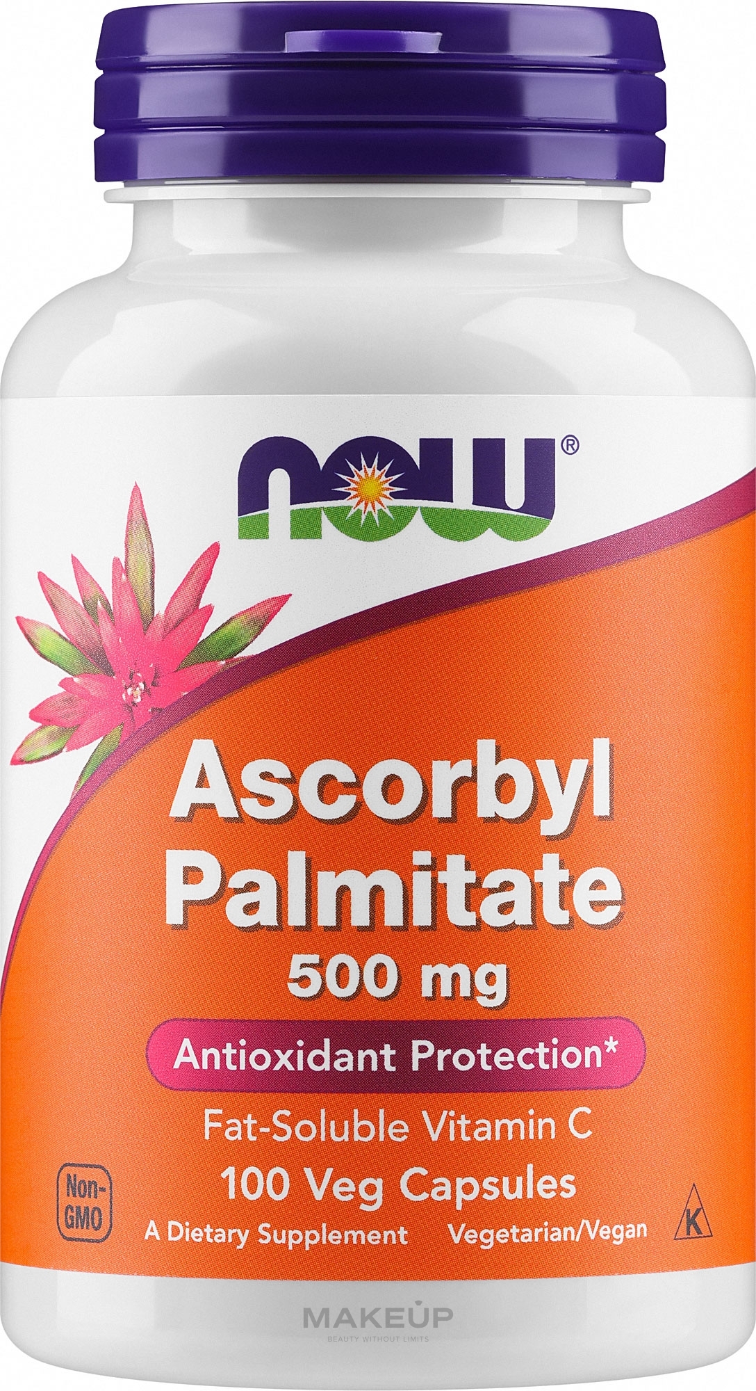 Palmitynian askorbylu w kapsułkach - Now Foods Ascorbyl Palmitate — Zdjęcie 100 szt.