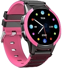 Inteligentny zegarek dla dzieci, różowy - Garett Smartwatch Kids Focus 4G RT — Zdjęcie N3