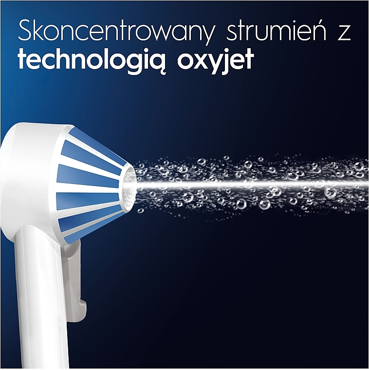 Irygator z technologią Oxyjet, niebiesko-biały - Oral-B Power Oral Care Series 4 AquaCare Irygator MDH20.026.2 — Zdjęcie N2