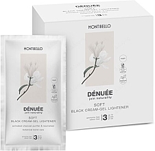 Krem-żel-rozjaśniacz - Montibello Denuee Soft Black Cream Gel Lightener — Zdjęcie N1