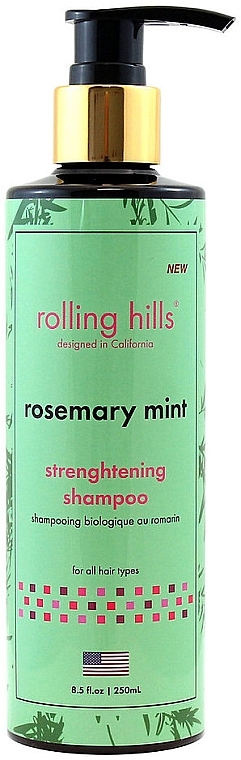 Szampon wzmacniający Rozmaryn i mięta - Rolling Hills Rosemary Mint Strenghtening Shampoo — Zdjęcie N1