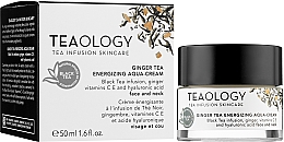 Krem do twarzy z herbatą imbirową - Teaology Ginger Tea Emergizing Aqua Cream — Zdjęcie N2