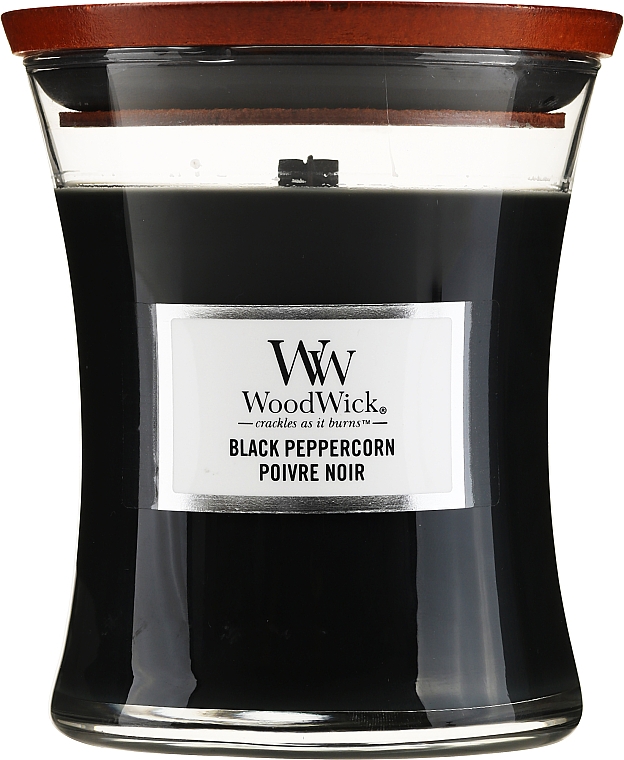 Świeca zapachowa w szkle - WoodWick Black Peppercorn Candle