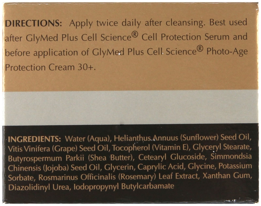 Komórkowy krem z witaminą E - GlyMed Plus Cell Science Vitamin E-Sensual Cell Cream — Zdjęcie N3