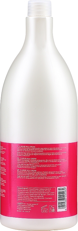Balsam do włosów z mleczkiem migdałowym - BBcos Kristal Basic Linen Seeds Almond Milk — Zdjęcie N4