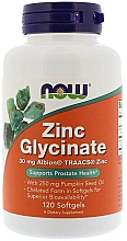 Kapsułki z glicynianem cynku - Now Foods Zinc Glycinate Softgels — Zdjęcie N1
