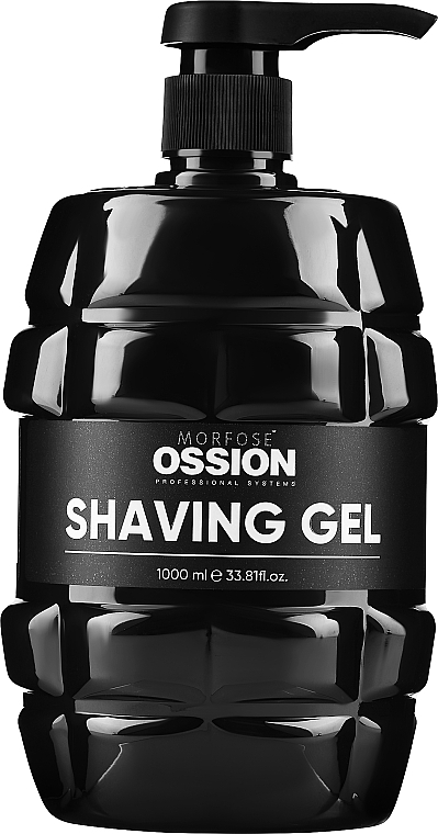 Żel do golenia 3 w 1 dla skóry wrażliwej - Morfose Ossion Shaving Gel — Zdjęcie N1