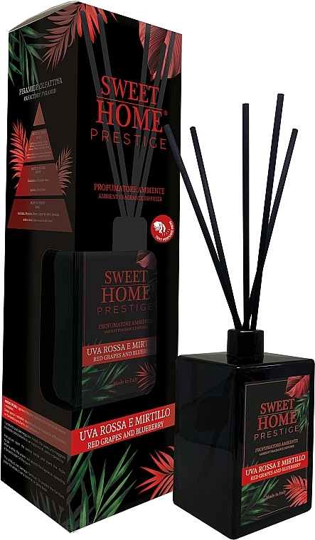 Dyfuzor zapachowy - Sweet Home Collection Aroma Diffuser Red Grapes and Blueberry — Zdjęcie N1