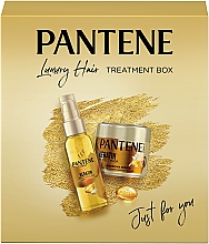 Kup PRZECENA! Zestaw - Pantene Pro-V Luxury Hair Treatment Box (h/oil/100ml + h/mask/300ml) *