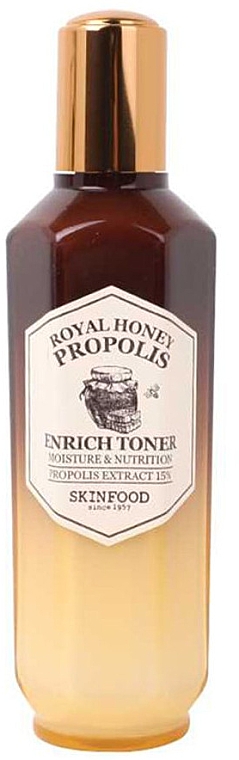 Nawilżająco-regenerujący tonik do twarzy - Skinfood Royal Honey Propolis Enrich Toner — Zdjęcie N1