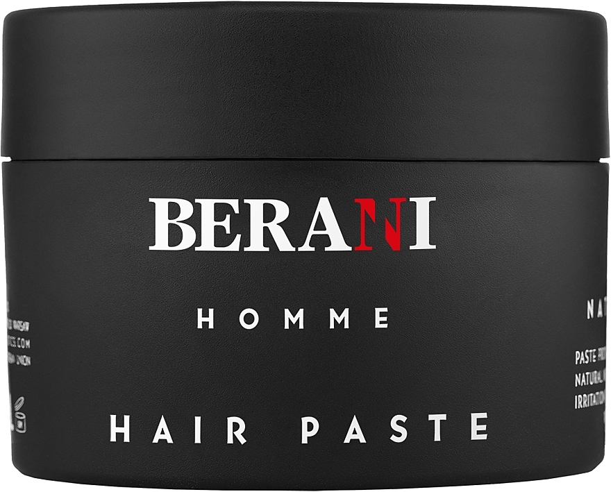 Berani Homme - Matująca pasta do włosów — Zdjęcie N1