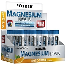 Suplement diety - Weider Magnesium Liquid Exotic-Orange — Zdjęcie N1