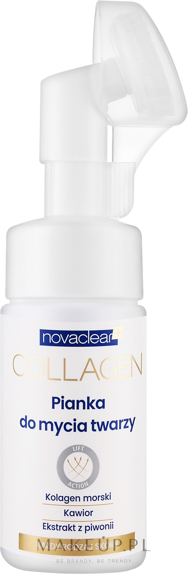 Oczyszczająca pianka do twarzy z kolagenem - Novaclear Collagen Facial Foam — Zdjęcie 100 ml