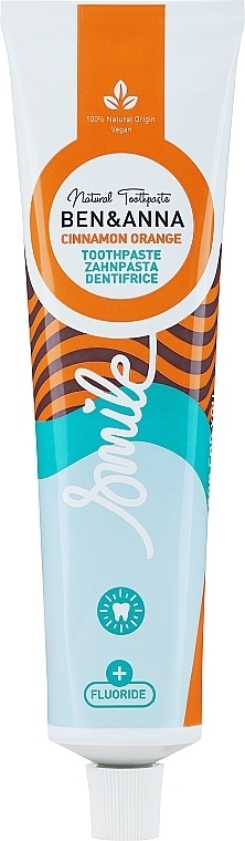 Naturalna pasta do zębów - Ben & Anna Natural Toothpaste Cinnamon Orange — Zdjęcie N1