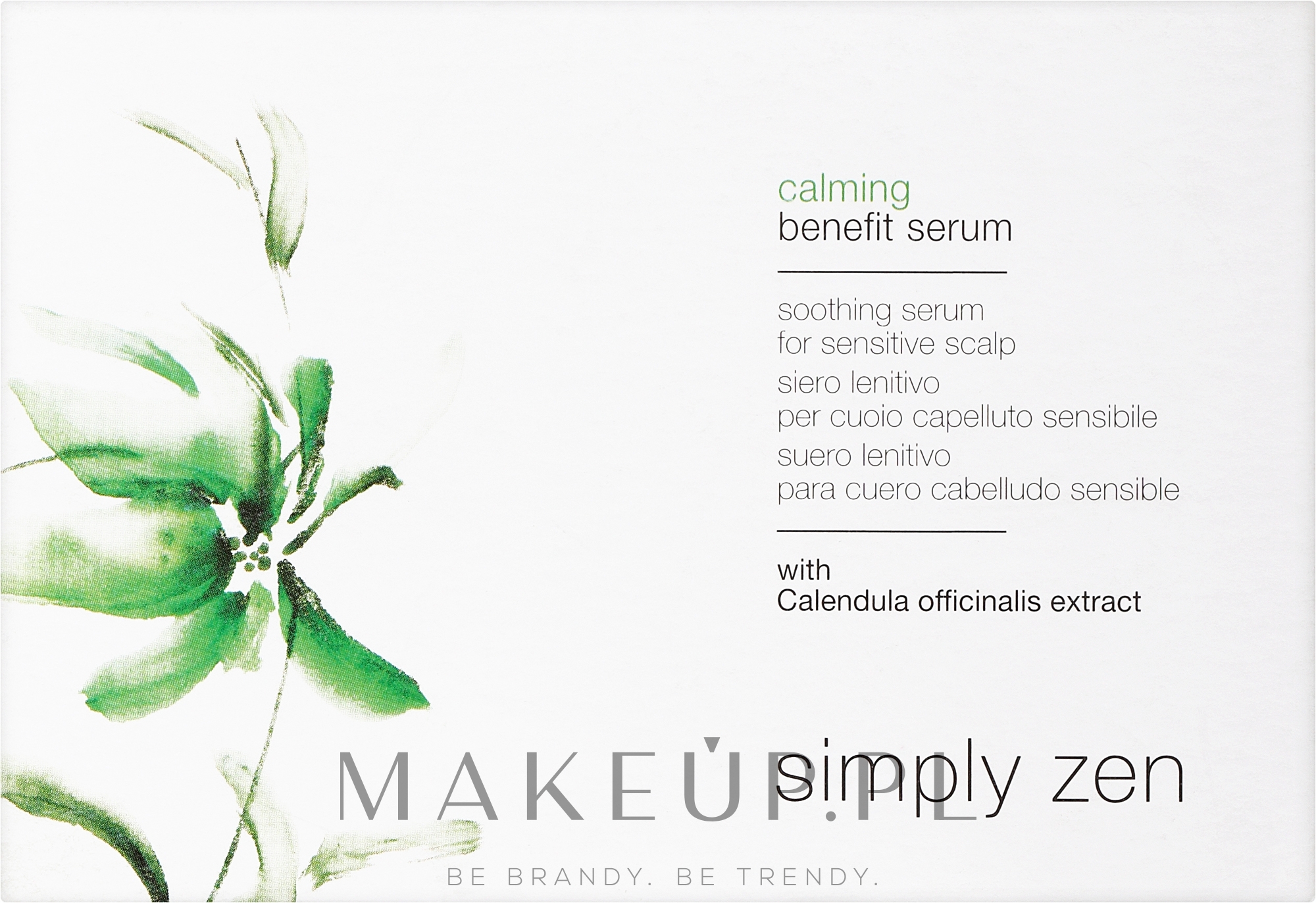 Kojące serum do wrażliwej skóry głowy - Z. One Concept Simply Zen Calming Serum  — Zdjęcie 12 x 5 ml
