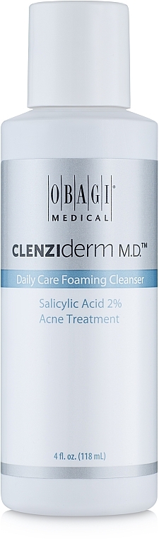 PRZECENA! Oczyszczający żel do mycia twarzy - Obagi Medical CLENZIderm M.D. Daily Care Foaming Cleanser Salicylic Acid 2% * — Zdjęcie N1
